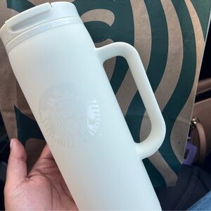 Starbucks fall 2025 Cream Travel Tumbler with Handle